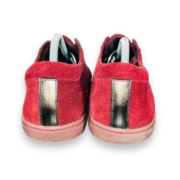 Kenneth Cole New York Kam Sneakers Wine Red Suede Men's 10M - Picture 5 of 11